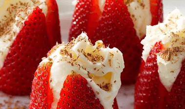 Heavenly Filled Strawberries
